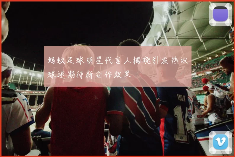 蚂蚁足球明星代言人揭晓引发热议球迷期待新合作效果