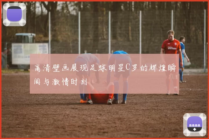 高清壁画展现足球明星C罗的辉煌瞬间与激情时刻
