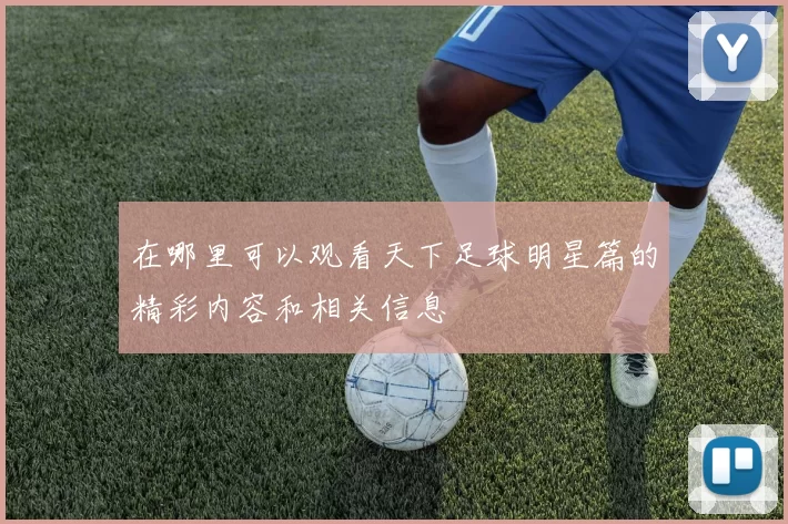 在哪里可以观看天下足球明星篇的精彩内容和相关信息