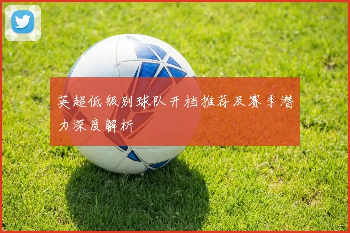 英超低级别球队开档推荐及赛季潜力深度解析